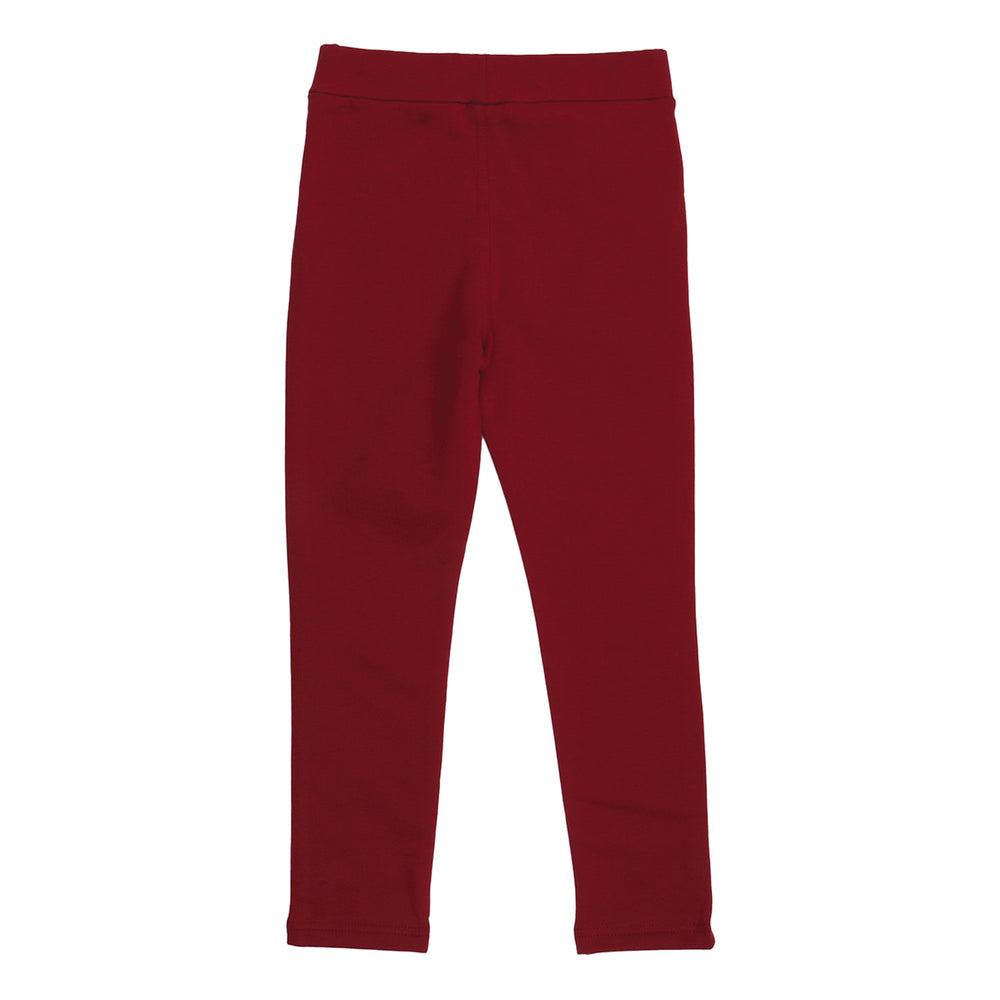 Burgundy-Sweat Leggings 98