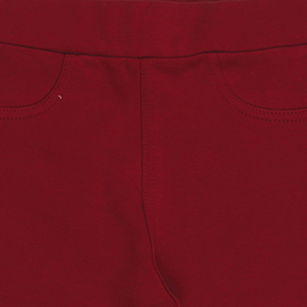 Burgundy-Sweat Leggings 98