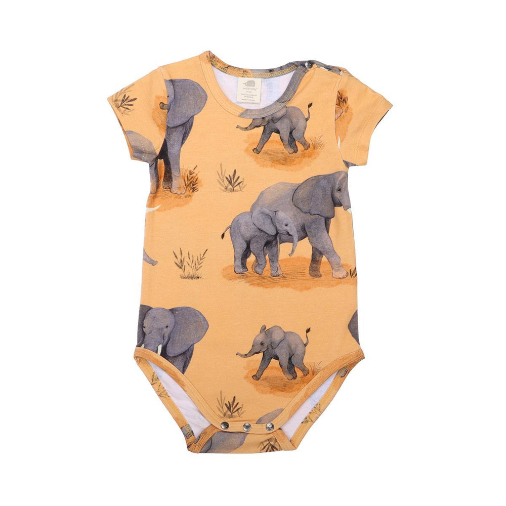 Kurzarm Body aus Baumwolle (Bio)