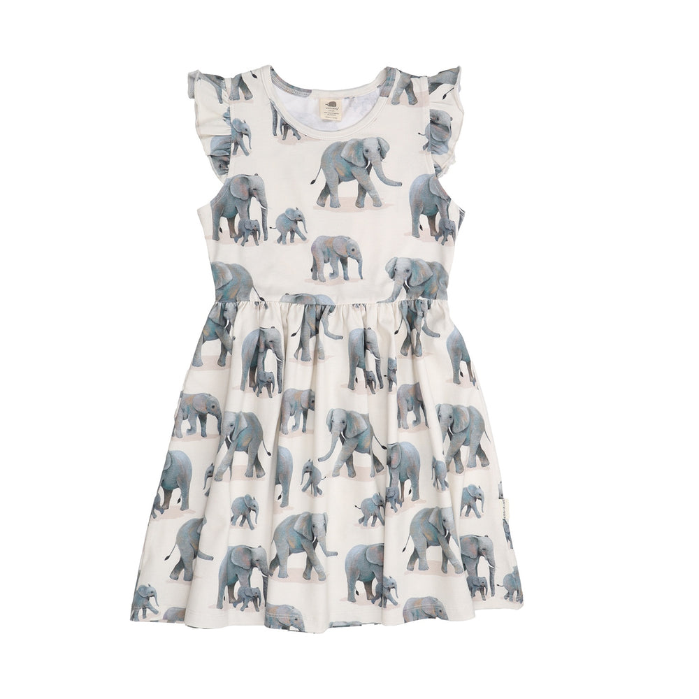 Elephants-Ruffle Dress