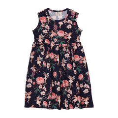 Fairies and Flowers-Sleeveless Dress