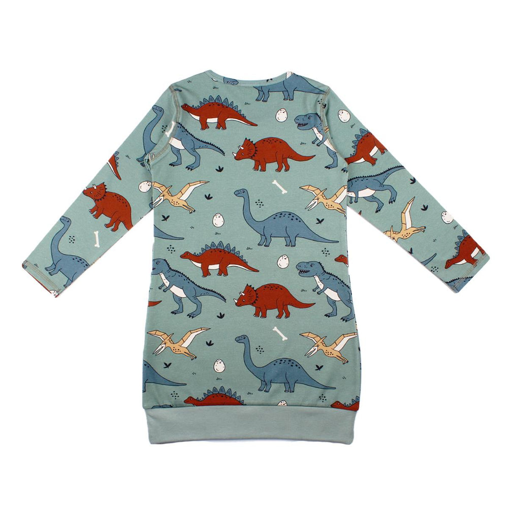 Langarm Kleid aus Baumwolle (Bio)