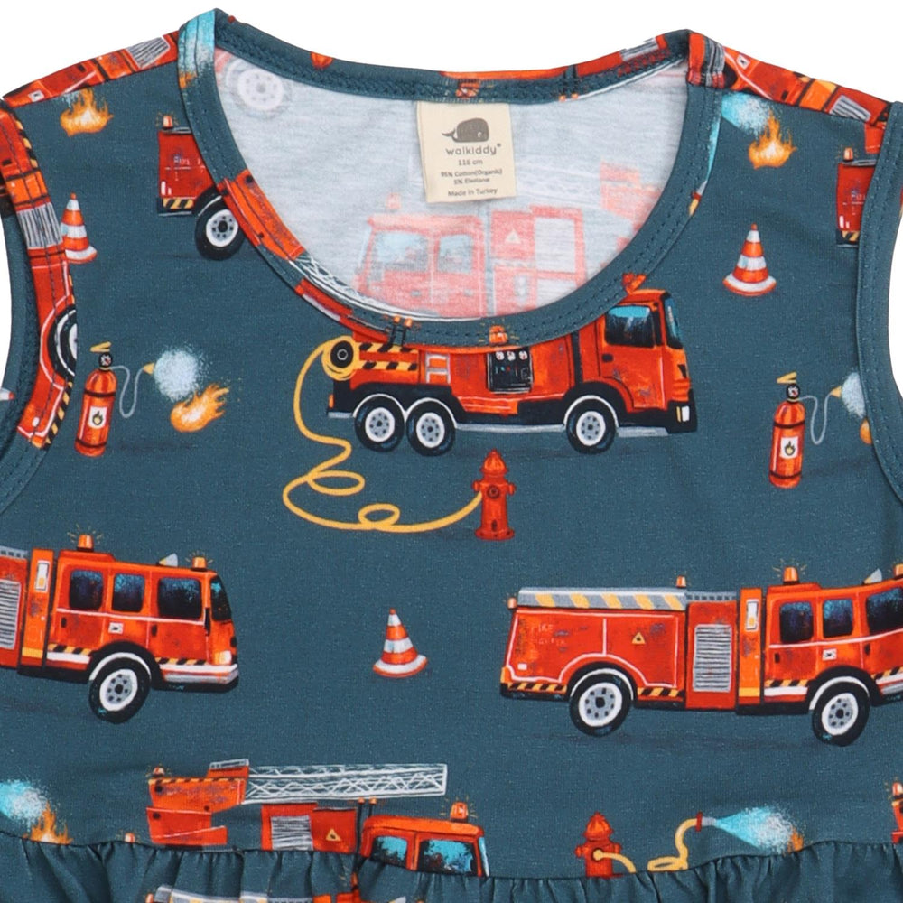 Fire Fighters-Sleeveless Dress