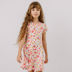 Flower Garden-Flared Dress