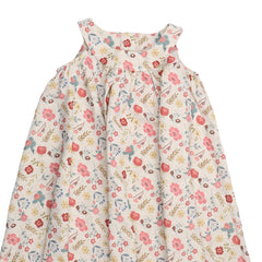 Flowers &amp; Leaves - Flared Dress