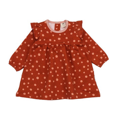 Brown Dots-Sweat Dress