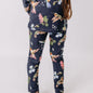 Hummingbirds Around Flowers-Leggings