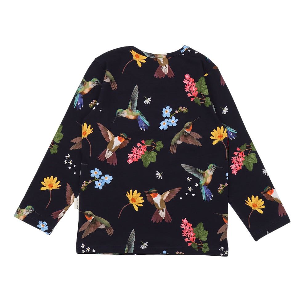Hummingbirds Around Flowers-Shirt