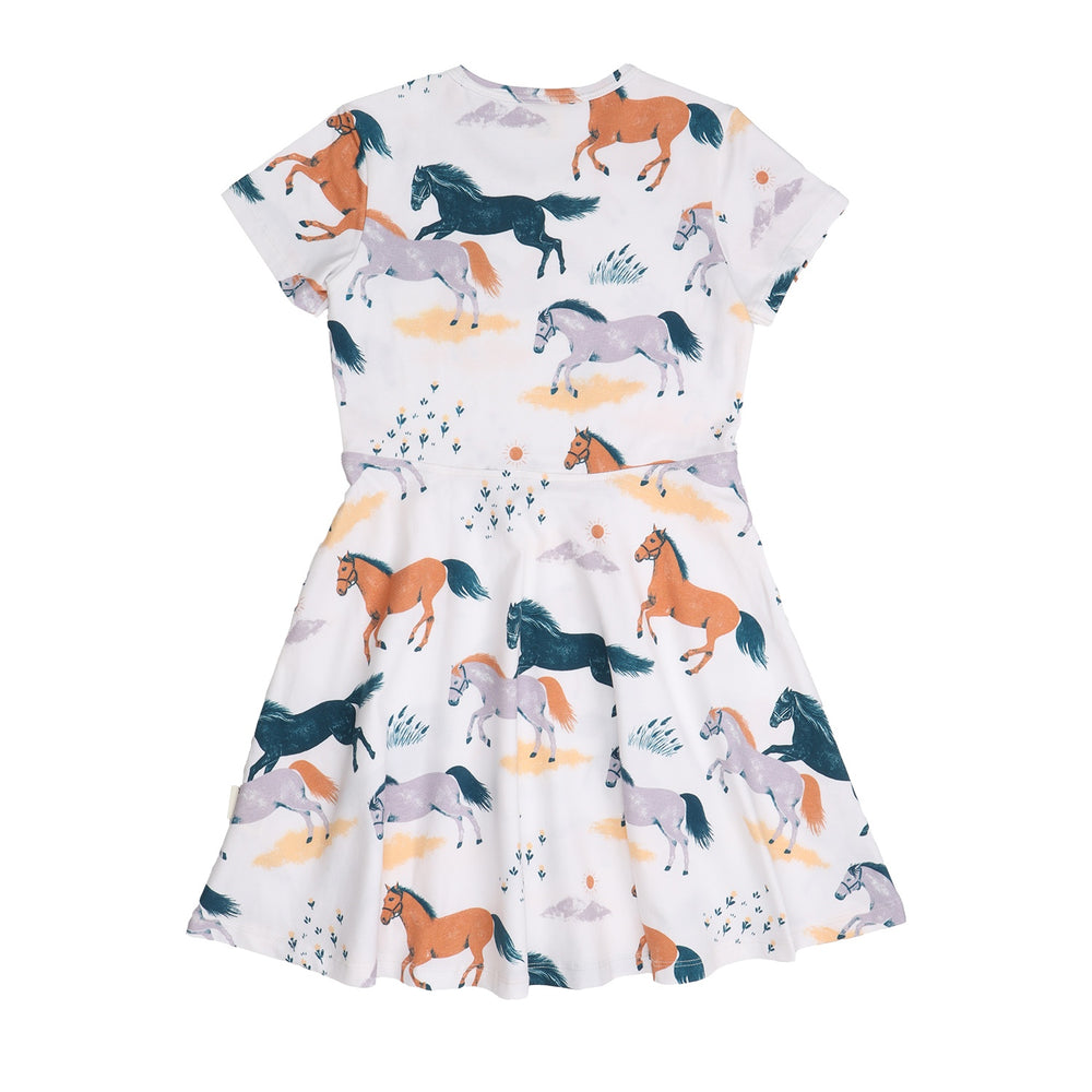 Happy Horses-Flared Dress