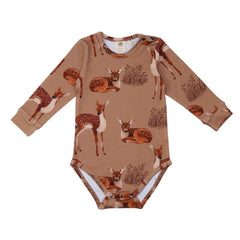 Long-sleeved bodysuit made of cotton (organic)