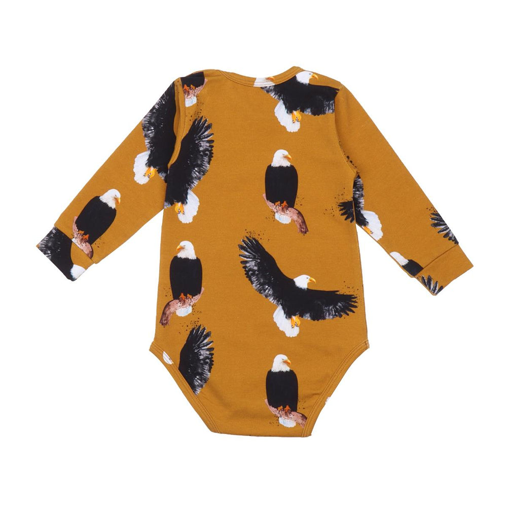 Langarm Body aus Baumwolle (Bio)