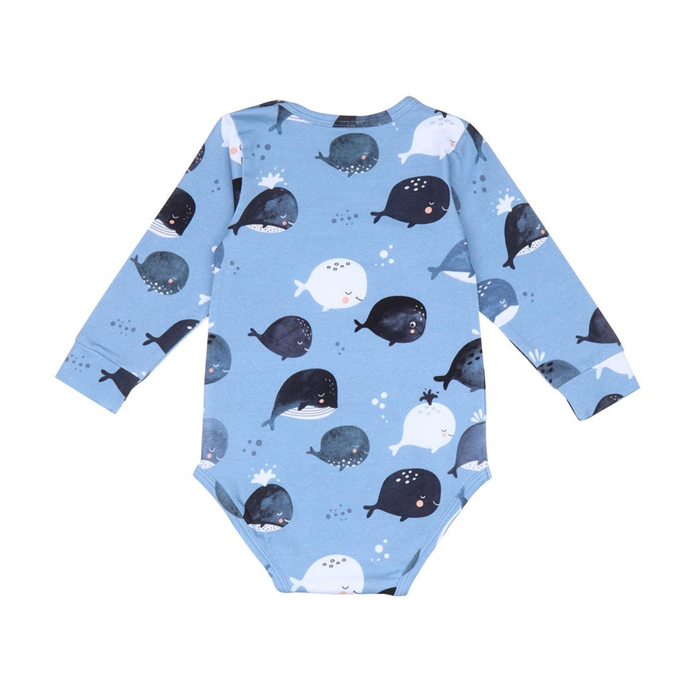 Langarm Body aus Baumwolle (Bio)