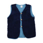 Navy Fleece-Fleece Vest