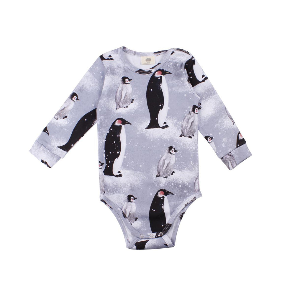 Langarm Body aus Baumwolle (Bio)