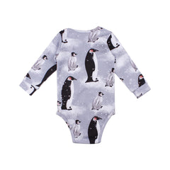 Langarm Body aus Baumwolle (Bio)