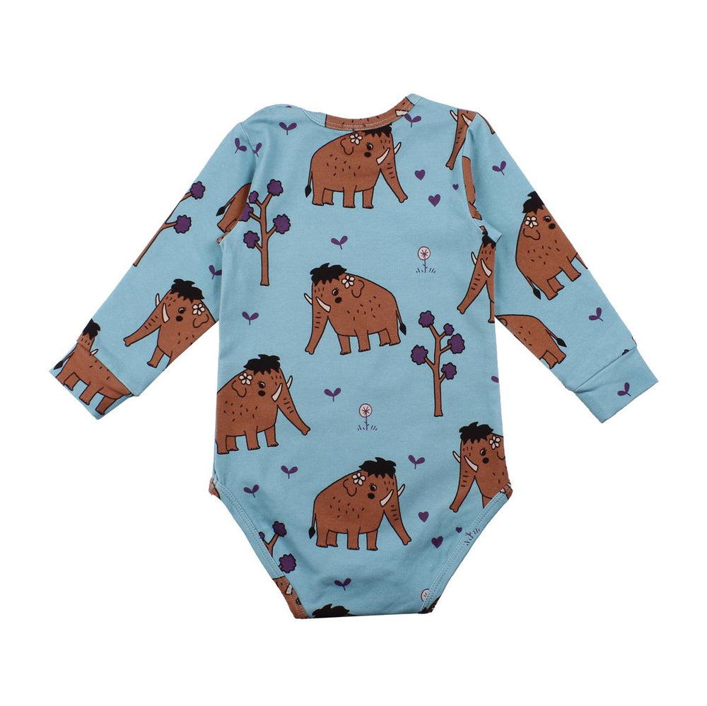 Langarm Body aus Baumwolle (Bio)