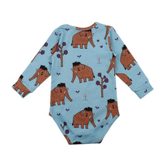 Langarm Body aus Baumwolle (Bio)