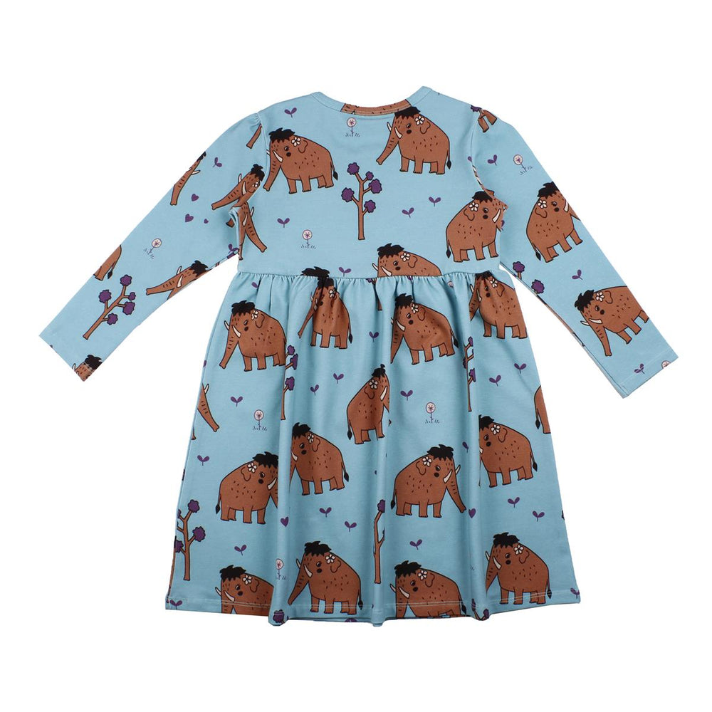 Langarm Kleid aus Baumwolle (Bio)