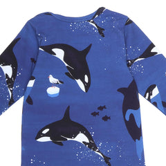 Langarm Body aus Baumwolle (Bio)