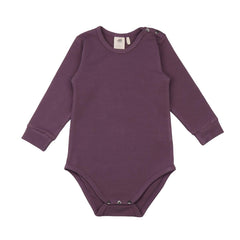 Long-sleeved bodysuit made of cotton (organic)