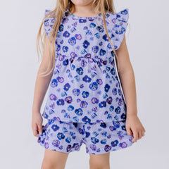 Purple Violas-Shorts