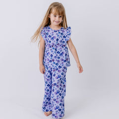 Purple Violas-Pants