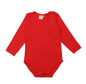 Long-sleeved bodysuit made of cotton (organic)