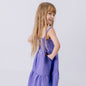 Royal Lavender-Strap Dress
