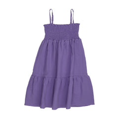 Royal Lavender-Strap Dress