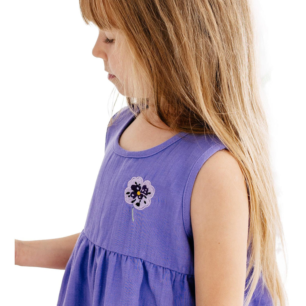 Royal Lavender-Sleeveless Dress