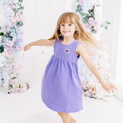 Royal Lavender-Sleeveless Dress