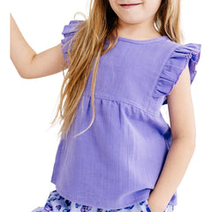 Royal Lavender-Blouse Top