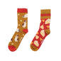 Organic Cotton Socks in Animal and Cheese Design – Sustainable, Comfortable and Stylish for Children