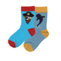 2 Pairs of Organic Cotton Socks for Kids – Sustainable and Comfortable Socks with Playful Animal Motif