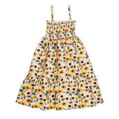 Sunflowers-Strap Dress