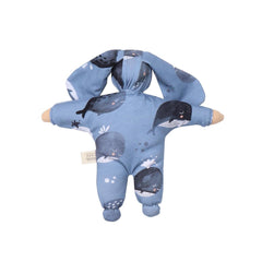 Schlaffreund-Wal Waldorf art puppe stoffpuppe montessori