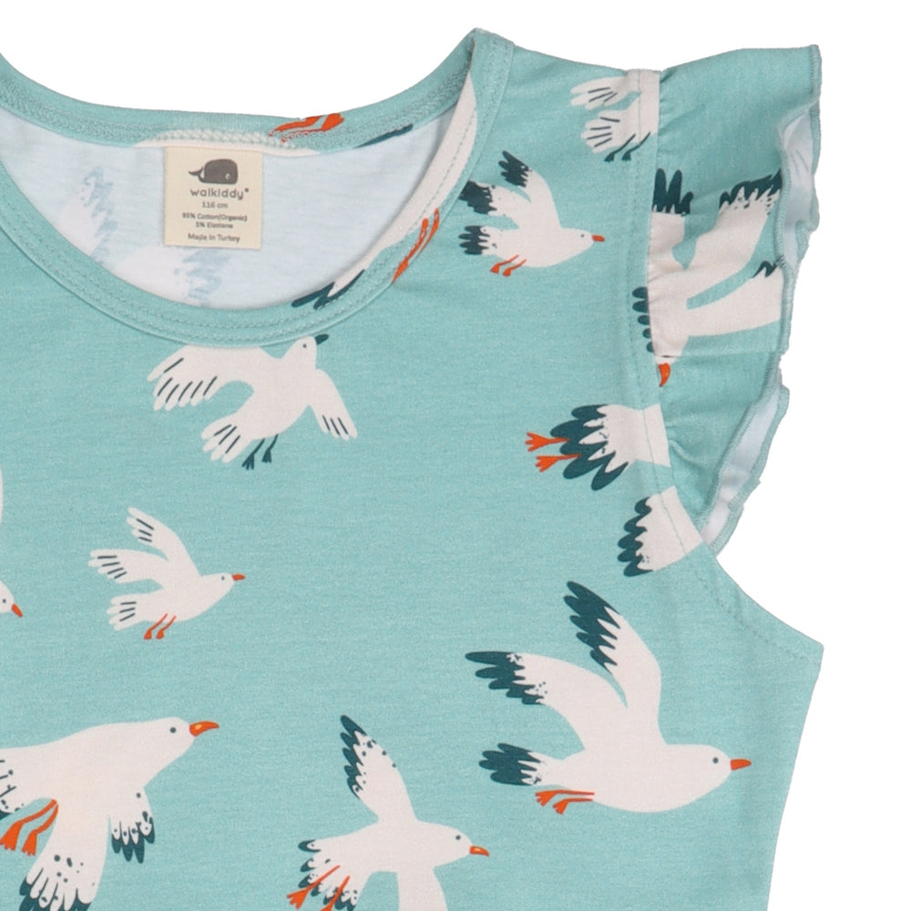 Seagulls-Ruffle Dress