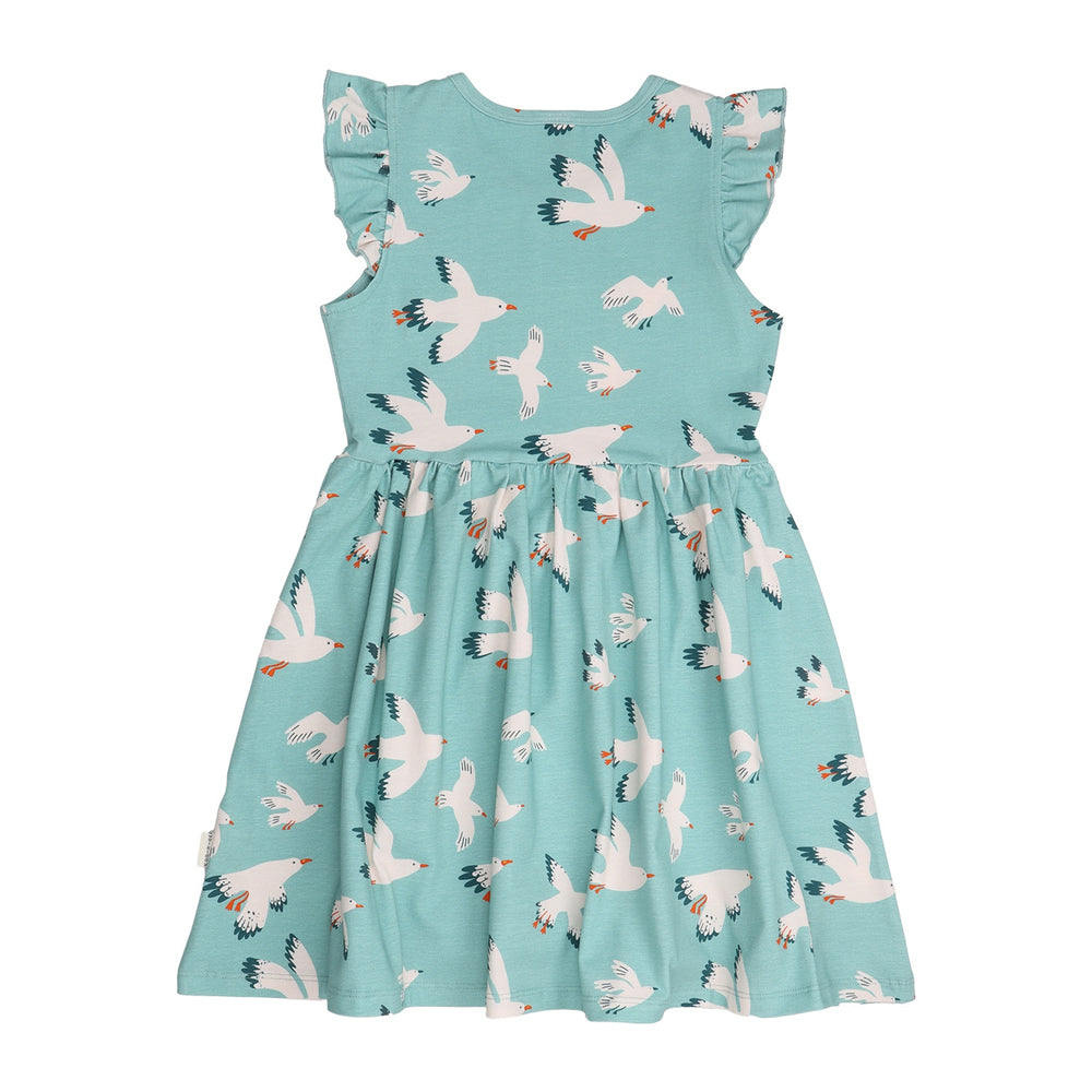 Seagulls-Ruffle Dress