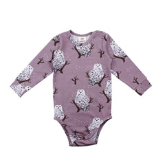 Langarm Body aus Baumwolle (Bio)