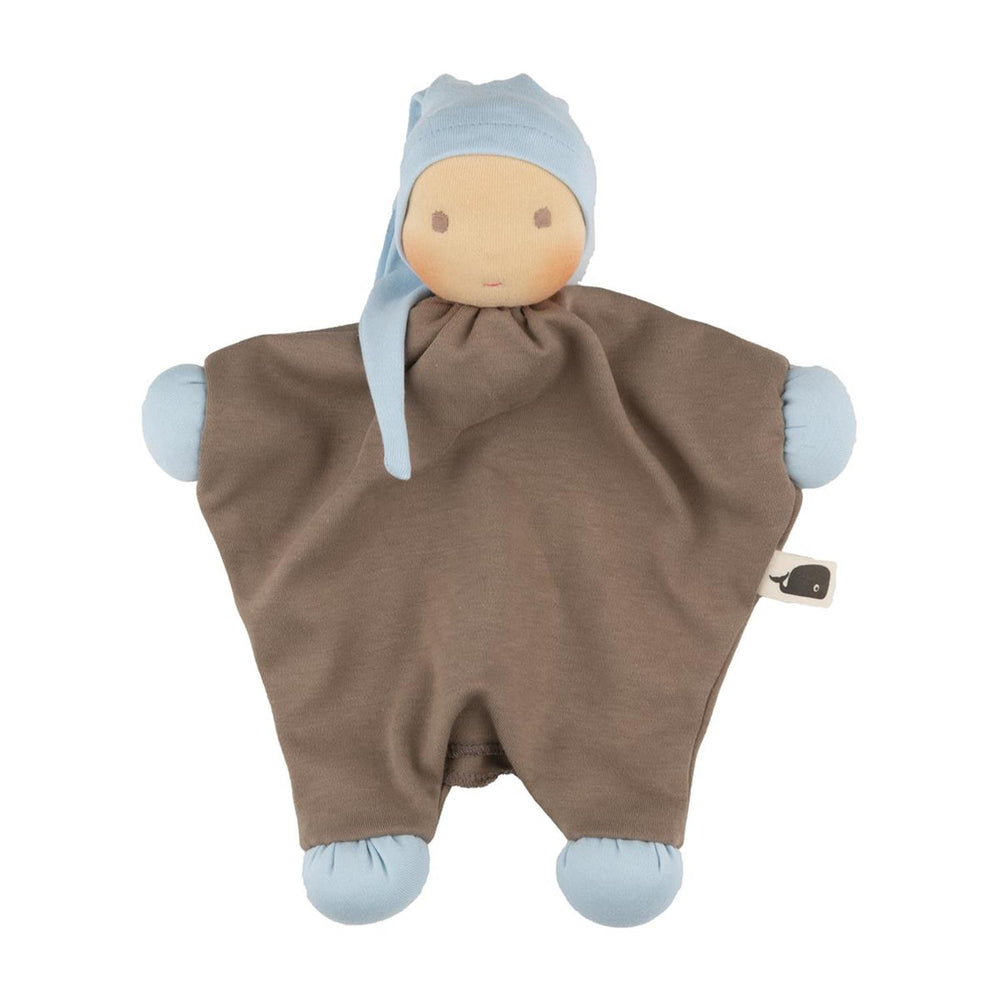 Handpuppe Blau Waldorf art puppe stoffpuppe montessori