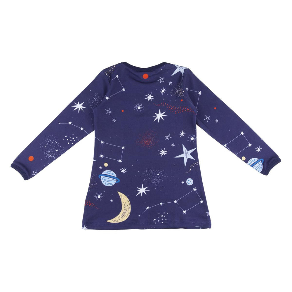 Kurzarm Kleid aus Baumwolle (Bio)