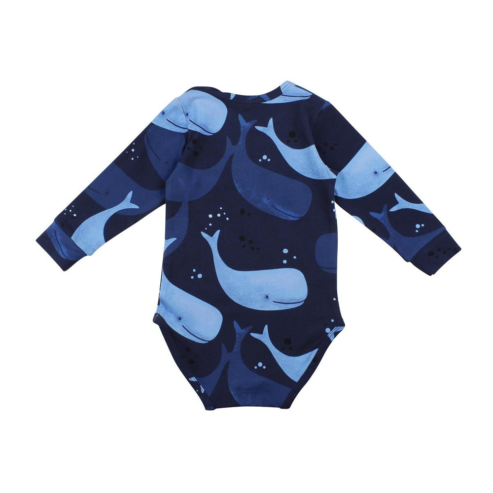 Langarm Body aus Baumwolle (Bio)