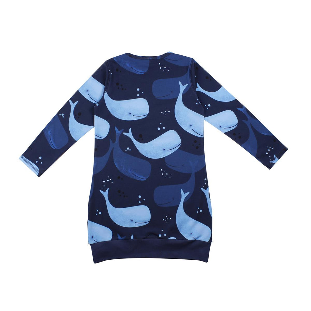 Langarm Kleid aus Baumwolle (Bio)