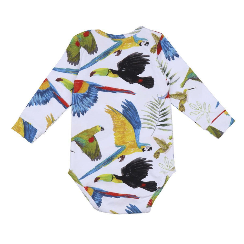 Langarm Body aus Baumwolle (Bio)