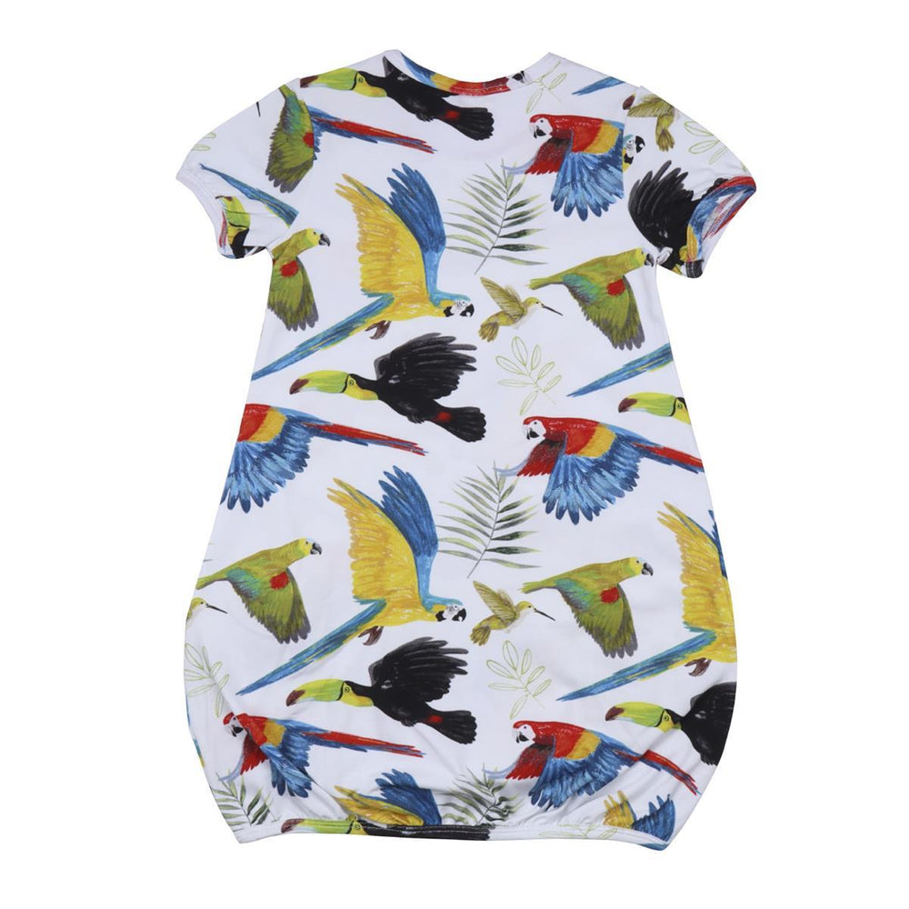 Kurzarm Kleid aus Baumwolle (Bio)