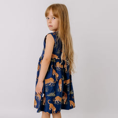 Tigers and Leopards-Sleeveless Dress