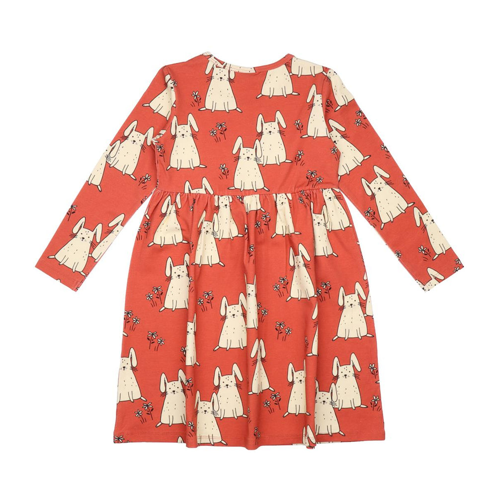 Langarm Kleid aus Baumwolle (Bio)