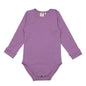 Long-sleeved bodysuit made of cotton (organic)