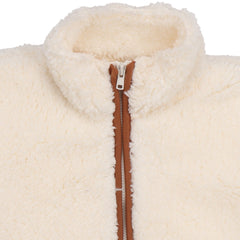 Cream Fleece-Fleece Jacket