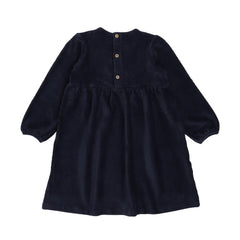 Cord Navy - Embrodered Dress